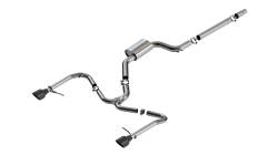 Borla - Borla 141033BC S-Type Cat-Back Exhuast One Split Rear Exit 22-26 VW Jetta GLI - Image 1