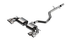 Borla - Borla 141029SB S-Type Cat-Back Exhaust Dual Split Rear Exit for 22-26 Golf R 2.0 - Image 1