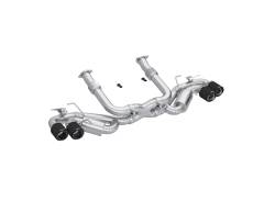 MBRP Exhaust - MBRP S70413CF T304 3' Cat-Back Quad Split Rear Exit w/Muffler 20-26 Corvette C8 - Image 1