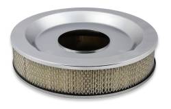 Holley - Holley 120-540 Air Cleaner Assembly 14x4 Chrome w/Paper Filter Element - Image 3