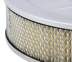 Holley - Holley 120-540 Air Cleaner Assembly 14x4 Chrome w/Paper Filter Element - Image 4