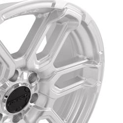 Carroll Shelby Wheels - Carroll Shelby Wheels CS46-295512-LS Shelby CS46 Wheel 6x135 20x9 12mm Silver - Image 4