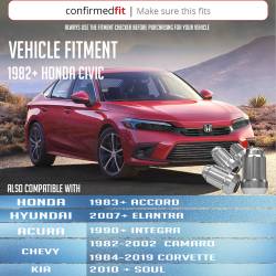 Coyote Premium Wheel Accessories - Coyote 64K545 5 Lug Pack Car Spline M12x1.5 Lugs Only - Image 2