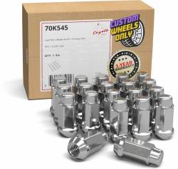Coyote Premium Wheel Accessories - Coyote 70K545 5 Lug Pack Bulge Acorn 1.9 Long 3/4 M12x1.5 Lugs Only - Image 1