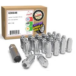 Coyote Premium Wheel Accessories - Coyote 63K648 6 Lug Pack Truck Spline 1.90 Long M14x1.5 Lugs Only - Image 1