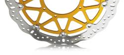 EBC Motorcycle Brakes - EBC Motorcycle Brakes SMX6389 SMX Carbon Fiber Look Supermoto Rotor Kit - Image 1