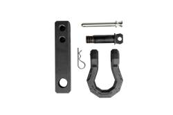 BulletProof Hitches - Bulletproof HD20SHACKLE 2" Heavy Duty Black Multi-Purpose Receiver Shackle DRing - Image 1