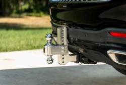 BulletProof Hitches - Bulletproof Hitches AL206S Aluminum 6" Drop/Rise Hitch 2" Shank w/SS Dual Ball - Image 4
