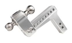 BulletProof Hitches - Bulletproof Hitches AL206S Aluminum 6" Drop/Rise Hitch 2" Shank w/SS Dual Ball - Image 9