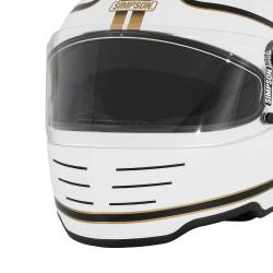 Simpson Motorcycle - Simpson Motorcycle M62HONDO1SM M62 Bandit Small Motorcycle Helmet Hondo White - Image 5