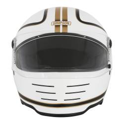 Simpson Motorcycle - Simpson Motorcycle M62HONDO1XL M62 Bandit X-Large Motorcycle Helmet Hondo White - Image 2