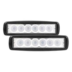 TrailFX - TrailFX 6SRUTLF2 6" Oval Utility Light 6 LEDs 3W Clear - Image 1