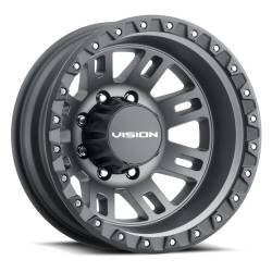 Vision Wheel - Vision Wheel 408-7670SGBLR 408 Manx 2 17x6.5 8x170 -143mm Satin Gray - Image 1