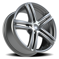Vision Wheel - Vision Wheel 640-7710GMMF40 640 Nitrous 17x7.5 5x110 40mm Gunmetal/Machined - Image 1