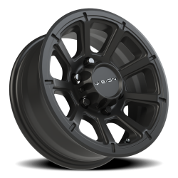 Vision Wheel - Vision Wheel 353VTH5683MB0 353 Turbine 15x6 6x5.5 0mm Matte Black - Image 1