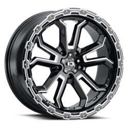 Vision Wheel - Vision Wheel 405H7810GBMS30 405 Korupt 17x8 5x110 30mm Gloss Black/Milled - Image 1