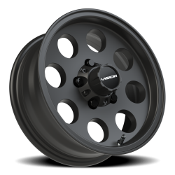 Vision Wheel - Vision Wheel 56VT4565SB0 56VT Midway 14x5.5 5x4.5 0mm Satin Black - Image 1