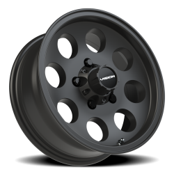 Vision Wheel - Vision Wheel 56VT5665SB0 56VT Midway 15x6 5x4.5 0mm Satin Black - Image 1
