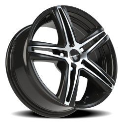 Vision Wheel - Vision Wheel 640-6744GBMF38 640 Nitrous 16x7 5x100 38mm Gloss Black/Machined - Image 1