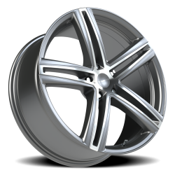 Vision Wheel - Vision Wheel 640-2865GMMF40 640 Nitrous 20x8.5 5x4.5 40mm Gunmetal/Machined - Image 1