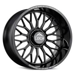 Lock Off-Road - Lock Off-Road LE02 Rampage 20x10 6x5.5/135 -18mm Black/Milled RAMPAGE-2136GBM - Image 1