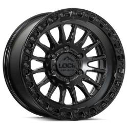 Lock Off-Road - Lock Off-Road GRIT-7963GB LC14 Grit 17x9 6x135 1mm Matte Black/Black - Image 1