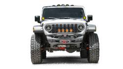 Fab Fours - Fab Fours JL24-B5152-1 Ghost Stubby Front Bumper for 18+ Gladiator/Wrangler JL - Image 1