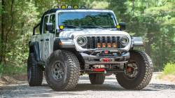 Fab Fours - Fab Fours JL24-B5152-1 Ghost Stubby Front Bumper for 18+ Gladiator/Wrangler JL - Image 2