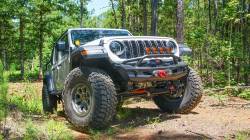 Fab Fours - Fab Fours JL24-B5152-1 Ghost Stubby Front Bumper for 18+ Gladiator/Wrangler JL - Image 3