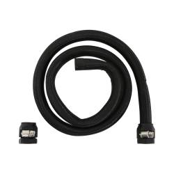 Mr Gasket - Mr Gasket 1526B 3' Black Braided Fuel Line Kit - Image 1
