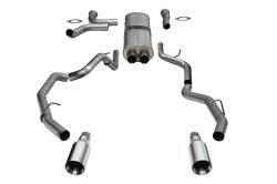 Corsa Performance - Corsa 21389 True Dual 3" Catback Exhaust System w/Dual Rear Exit/Flat 5.0" Tips - Image 1