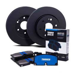 Timbren - Timbren BES-22FB023 BES Complete Severe-Duty Brake Upgrade Kit Pad/Rotor System - Image 1