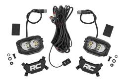 Rough Country Suspension Systems - Rough Country 0117 5" Light Pods White/Amber DRL Spot Pair - Image 1