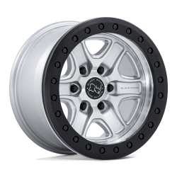 Black Rhino Hard Alloys - Black Rhino Wheels BR200 ECHO TRAIL LOCK 18x9 6x5.5 12mm Silver BR200SD18906812 - Image 1