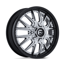 Fuel 1PC - Fuel Off Road D407 CATALYST DUALLY 22x8.25 8x200 105mm Chrome/Black D407228292 - Image 1