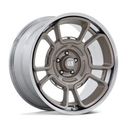 US Mag 1PC - US Mag Wheels UC147 FLAGSTAFF 20x10 5x5.0 6mm Pewter/Chrome UC147AP20105006 - Image 1