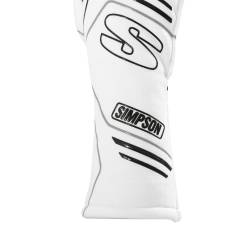 Simpson Safety - Simpson Safety SGWLG Racing Gloves White Large - Image 6