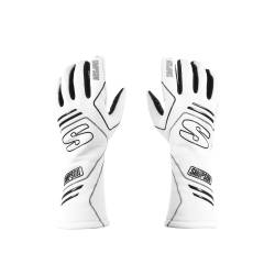 Simpson Safety - Simpson Safety SGWLG Racing Gloves White Large - Image 4
