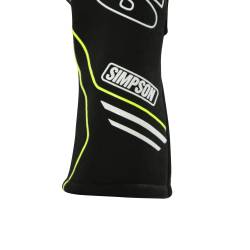 Simpson Safety - Simpson Safety SGYMD Racing Gloves Yellow Medium - Image 6