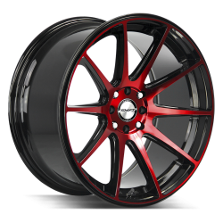 Shift - Shift Wheels GEAR 18x9 4x100/4.5 30mm Gloss Black/Machined Red H34840030GBMR - Image 1