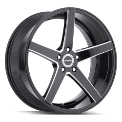 Strada - Strada Wheels PERFETTO 20x8.5 5x120 15mm Gloss Black/Milled S35052015GBML - Image 1