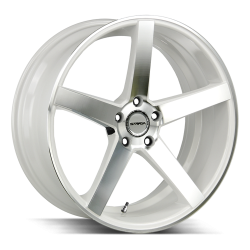 Strada - Strada Wheels PERFETTO 20x8.5 5x112 35mm Gloss White/Machined S35051235WM - Image 1