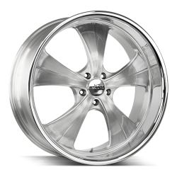 Strada - Strada Wheels OLD SKOOL 24x10 6x5.5 24mm Brushed Silver/Milled C02463924BFSMLSS - Image 1