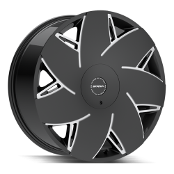 Strada - Strada Wheels TURBINA 24x9.5 6x5.5/135 24mm Gloss Black/Milled S6749560724GBML - Image 1