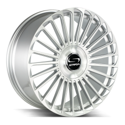 Strada - Strada Wheels MARTELLO 22x9 5x112/115 30mm Brushed Silver SF6829050230BFS - Image 1