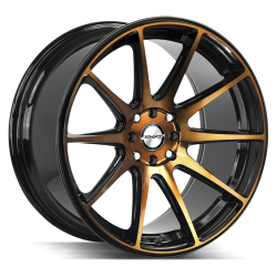 Shift - Shift Wheels GEAR 18x9 4x100/4.5 30mm Black/Machined Bronze H34840030BMBZ - Image 1