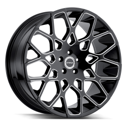Strada - Strada Wheels BUCA 26x10 6x5.5 26mm Gloss Black/Milled S59663926GBML - Image 1