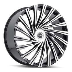 Strada - Strada Wheels TORNADO 24x10 5x115/120 15mm Gloss Black/Machined S49450115GBM - Image 1