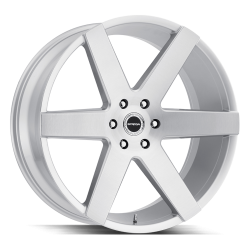 Strada - Strada Wheels CODA 20x8.5 6x120 35mm Brushed Silver S60062035BFS - Image 1