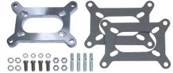 Trans-Dapt Performance - Trans-Dapt 2086 1/2" Tall 2BBL Carb to 2BBL Manifold Carb. Adapter Cast Alu - Image 1
